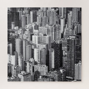 Puzzle Paisaje urbano de Hong Kong: Escena urbana 2015