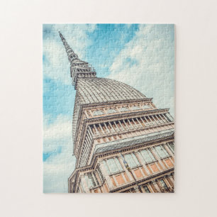 Puzzle Paisaje urbano de Mole Antonelliana, Turín, Italia