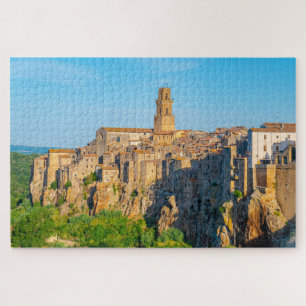 Puzzle Paisaje urbano de Pitigliano, Toscana, Italia