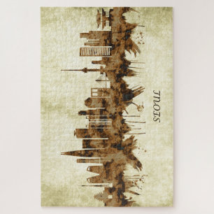 Puzzle Paisaje urbano de Seúl, Corea del Sur