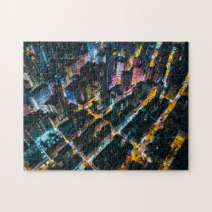 Puzzle Paisaje urbano nocturno