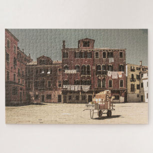 Puzzle Paisaje vintage de Venecia