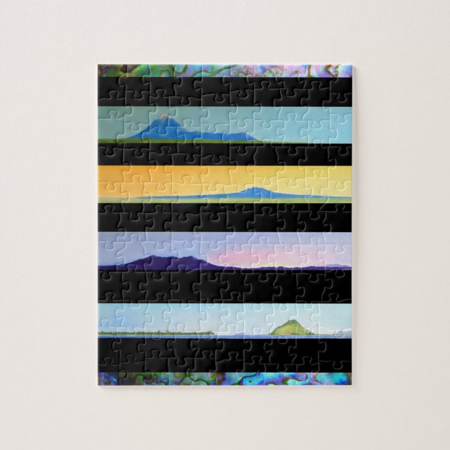 PUZZLE PAISAJES DE LA ISLA NORTE DE NUEVA ZELANDA (Vertical)