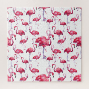 Puzzle Pájaro acuático Flamingo Exótico