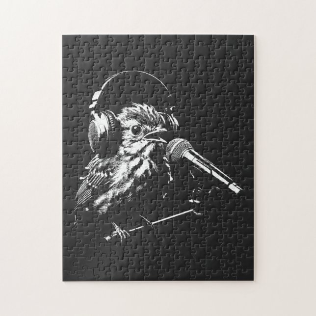 Puzzle Pájaro Cantando (Vertical)