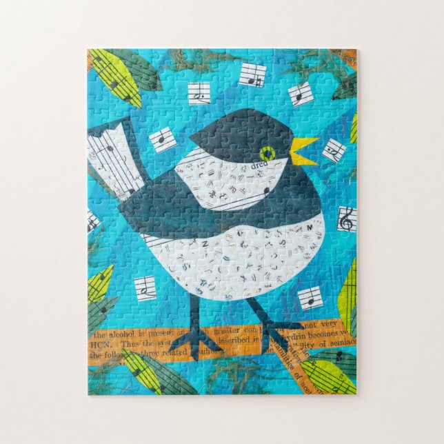 Puzzle Pájaro canto (Vertical)