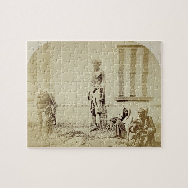 Puzzle Pájaro-Colectores, casta baja Hindus en Delhi, (Horizontal)