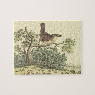 Puzzle Pájaro colocado en una rama de árbol (aspecto de é