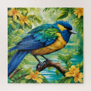 Puzzle Pájaro colorido