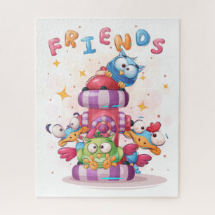 Puzzle Pájaro de amigos de clase