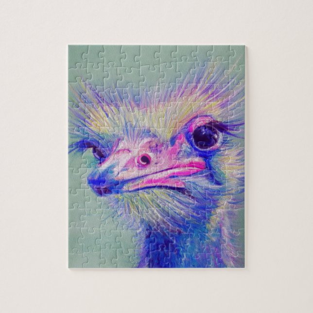 Puzzle Pájaro del Emu (Vertical)