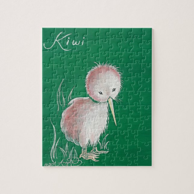 Puzzle Pájaro del kiwi de Nueva Zelanda (Vertical)