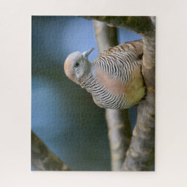 Puzzle Pájaro en un borde de árbol