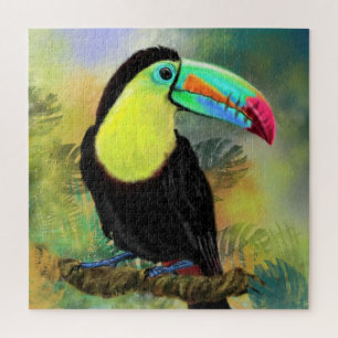 Puzzle Pájaro Toco Tropical Toco Toucan Exótico - Pintado