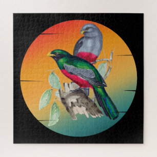 Puzzle Pájaros de amor vintage