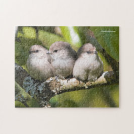 Puzzle Pájaros de caza lindo bebé en el árbol de peras