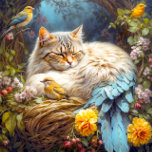 Puzzle Pájaros De Pájaros De Tabby Con Tres Aves<br><div class="desc">Presentar los kittybirds -pájaros-gatos- en forma de tabú con tres cuadros de pájaros sobre prendas de vestir y otros productos de calidad- un diseño caprichoso y encantador que une el mundo de la gracia felina y el encanto aviar. esta creación deliciosa celebra la belleza de la naturaleza y las criaturas...</div>