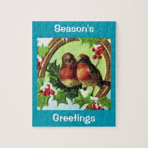 Puzzle Pájaros del amor del día de fiesta