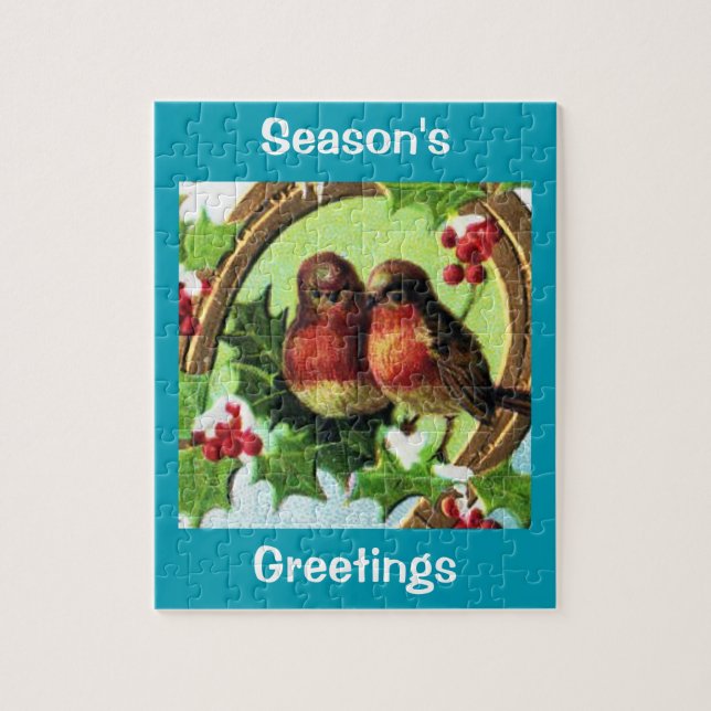 Puzzle Pájaros del amor del día de fiesta (Vertical)