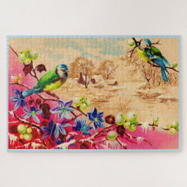 Puzzle pájaros y bayas