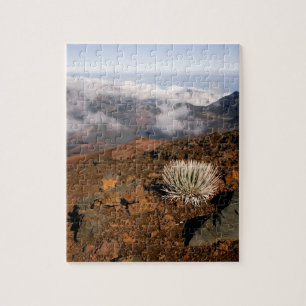 Puzzle Palabra en silencio sobre la cuenca del cráter de 