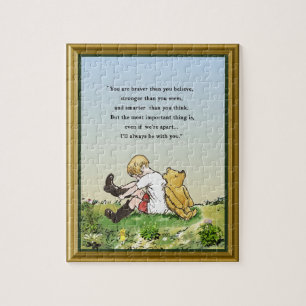 Puzzle Palabras de aliento de Pooh Bear