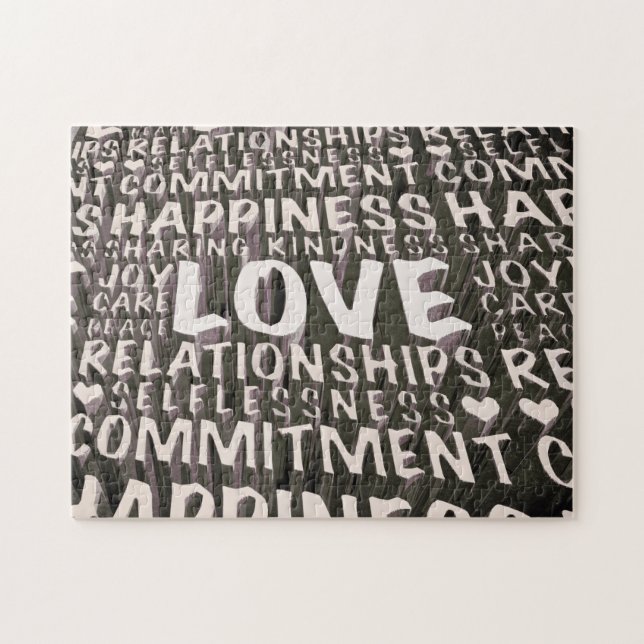 Puzzle Palabras de amor (Horizontal)