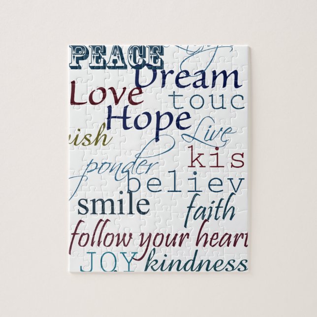 Puzzle Palabras de la inspiración (Vertical)
