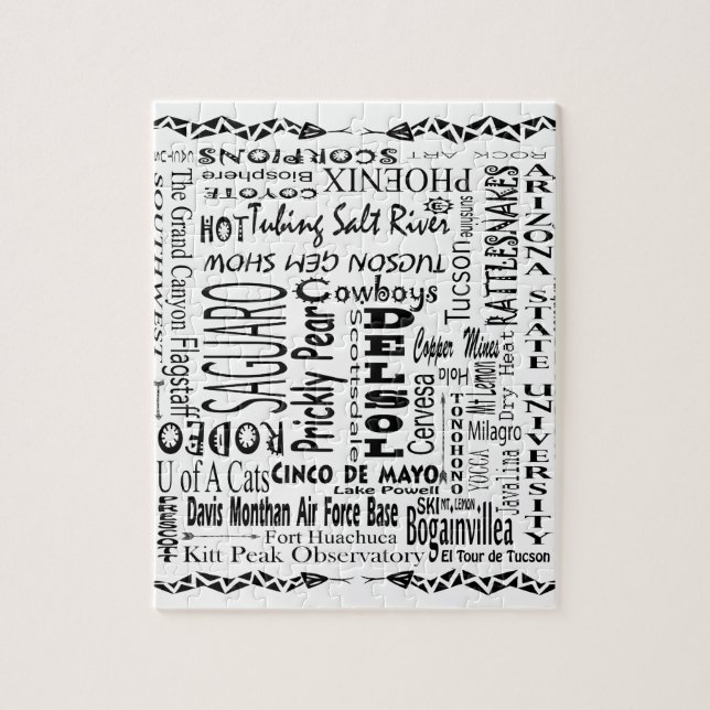 Puzzle Palabras de moda de Arizona (Vertical)