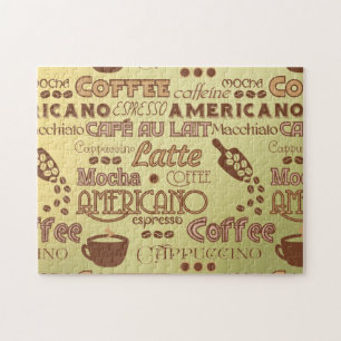 Puzzle Palabras del café