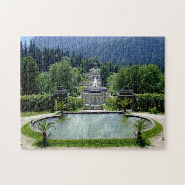 Puzzle Palacio de Linderhof Alemania. (Horizontal)