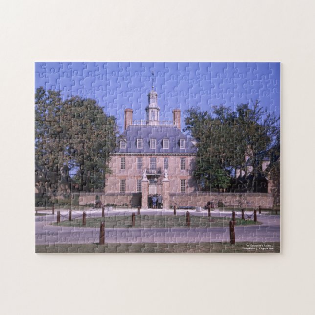 Puzzle Palacio del Gobernador Williamsburg Virginia (Horizontal)