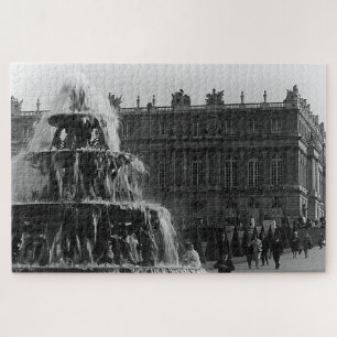 Puzzle Palacio vintage Francia Versalles fuente Pirámide
