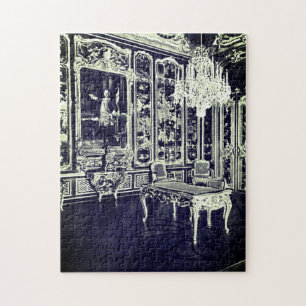 Puzzle Palacio Vintage Vienna Schonbrunn sala Vieux Laque