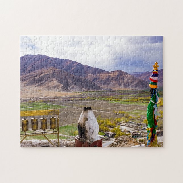 Puzzle Palacio Yumbulakhang - Tíbet, Asia (Horizontal)