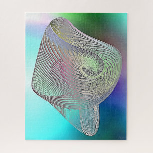 Puzzle Pale Sea Fossl en Azul y Aqua Jigsaw