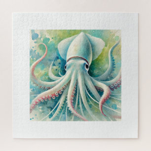 Puzzle Pale Squid 081024AREF151 - Watercolor