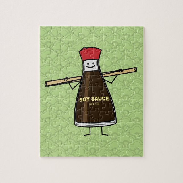 Puzzle Palillos del asiático del condimento de la botella (Vertical)