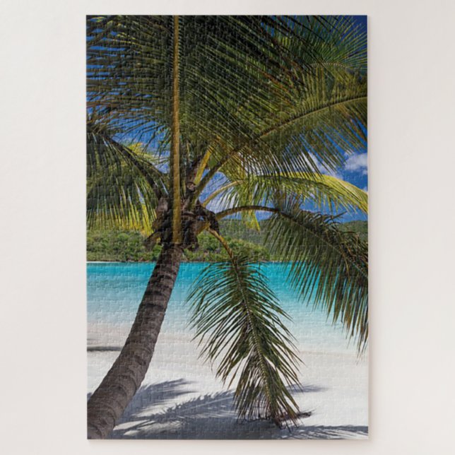 Puzzle Palm de playa tropical (Vertical)