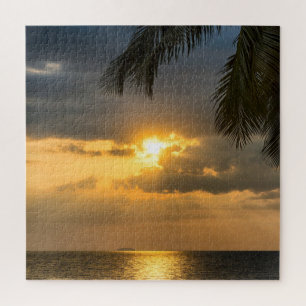 Puzzle Palm On Sunset