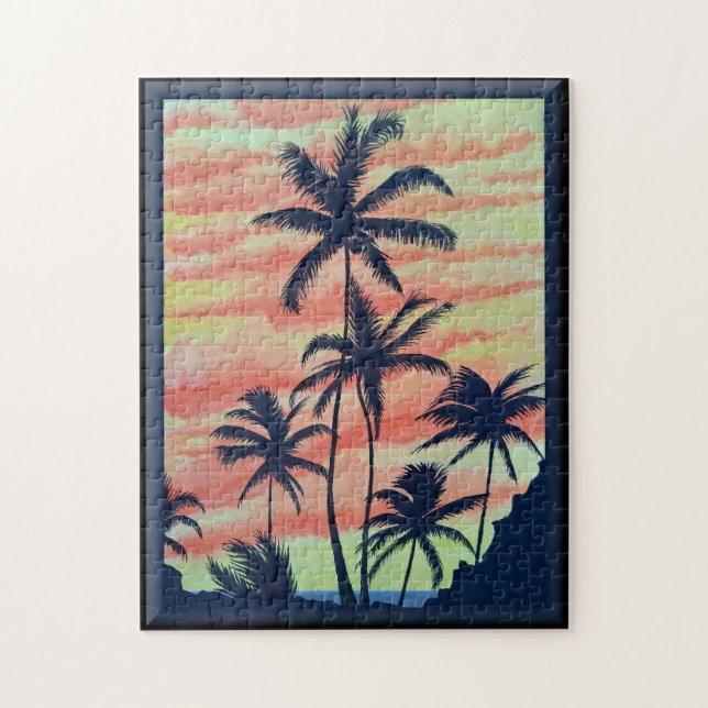 Puzzle Palmas de coco hawaiano (Vertical)