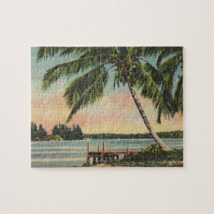 Puzzle Palmera Retro Vintage