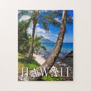 Puzzle Palmeras a lo largo de la playa Hideaways