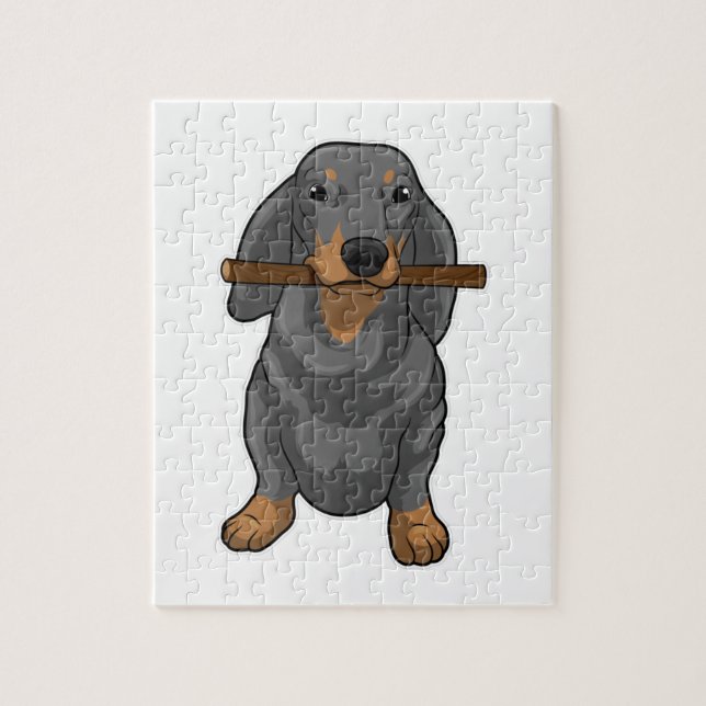 Puzzle Palo Dachshund (Vertical)
