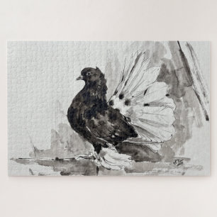 Puzzle Paloma Indian Fantail Eyeliner Gallina