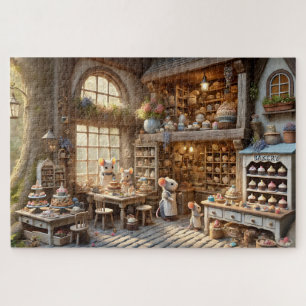 Puzzle Panadería Cola Pequeña Ratón Cocina Bosque