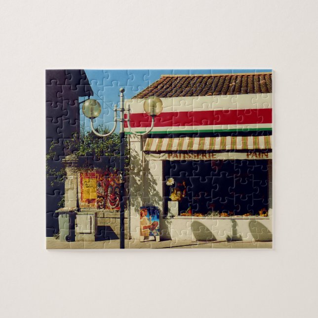 Puzzle Panadería francesa del pueblo (Horizontal)
