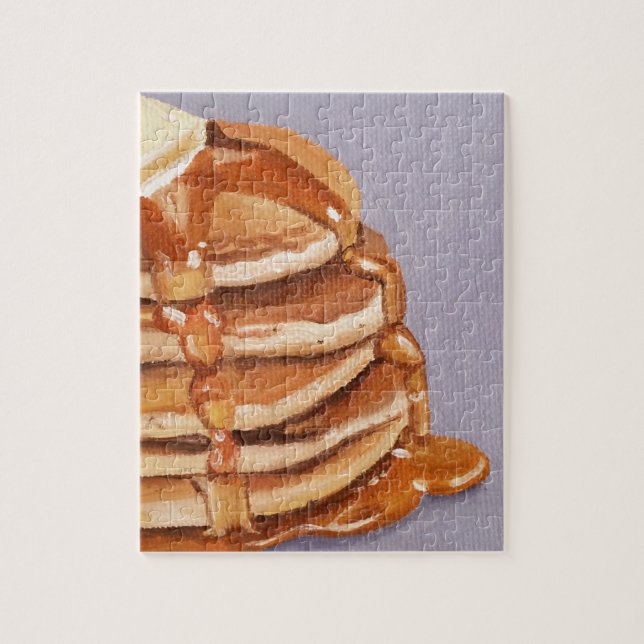 Puzzle Pancakes Shortstack Desayuno Pintado (Vertical)