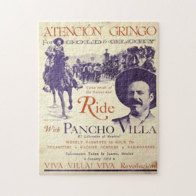 Puzzle Pancho Villa 🔥 Héroe General Mexicano (Vertical)