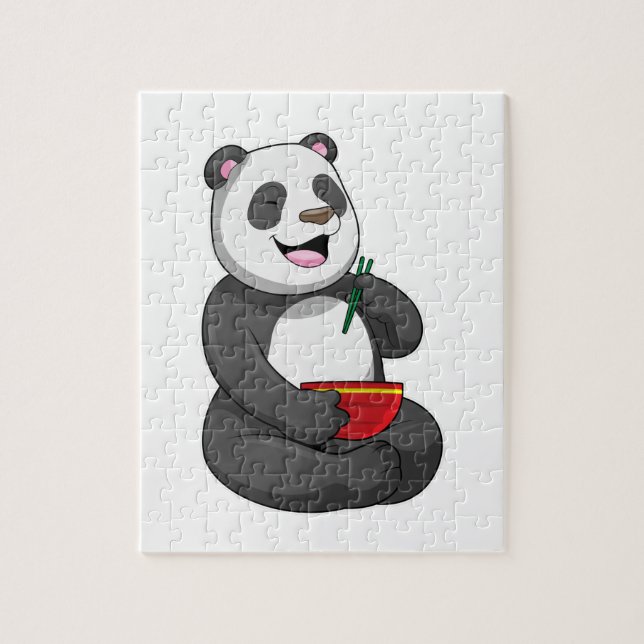 Puzzle Panda con Bowl Ramen (Vertical)
